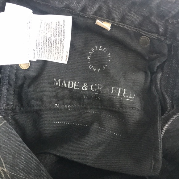 Levi’s Made & Crafted Sticks Slim Jeans in “Tar” Size 24x32 ITALY MADE NWT - Picture 5 of 12